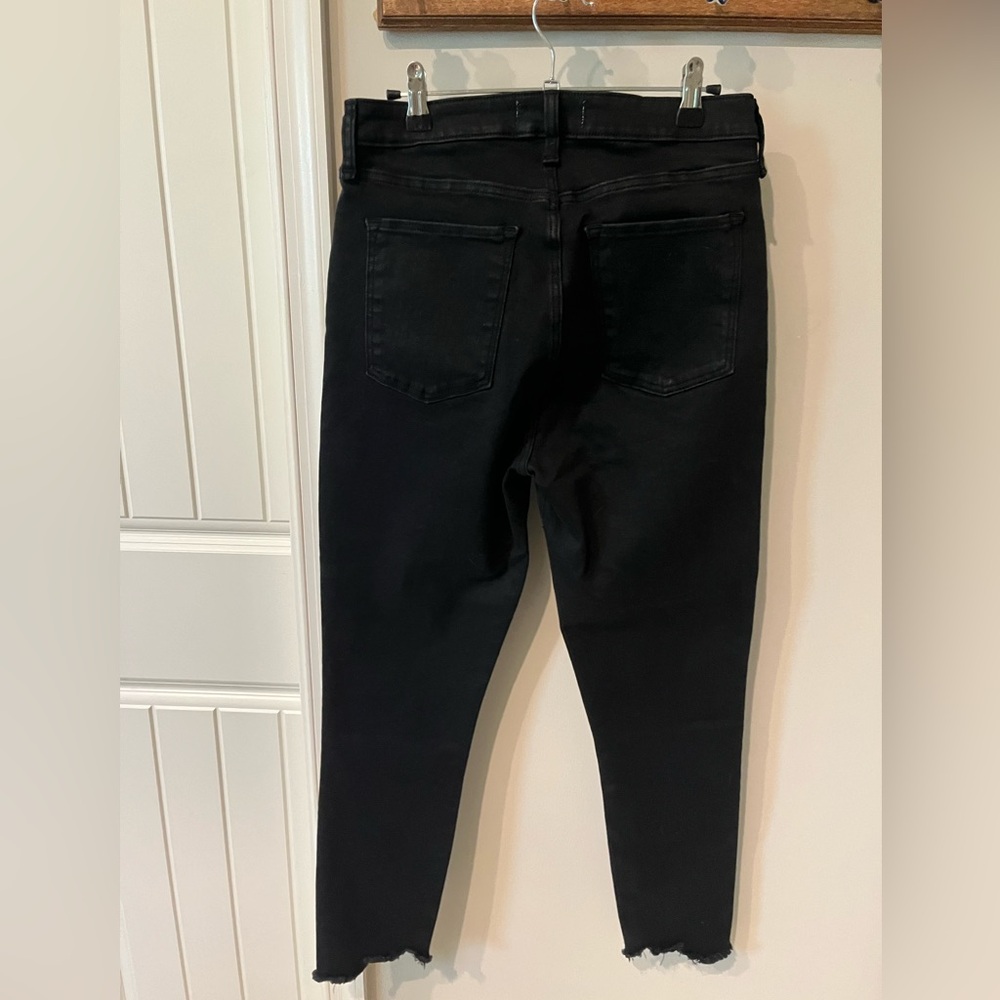 Abercrombie & Fitch NWT 10r super skinny ankle high rise, curve love, black - Picture 3 of 3